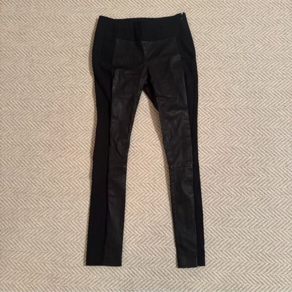 Rag & Bone Leather Panel Pants